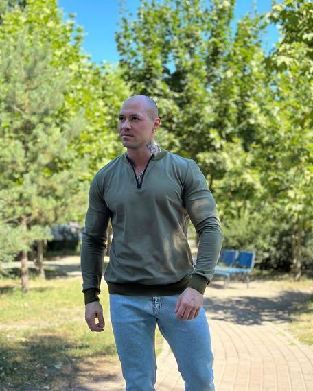 Джемпер чоловічий Носи своє 50 Зелений (p-11546-125465) | Зображення 8