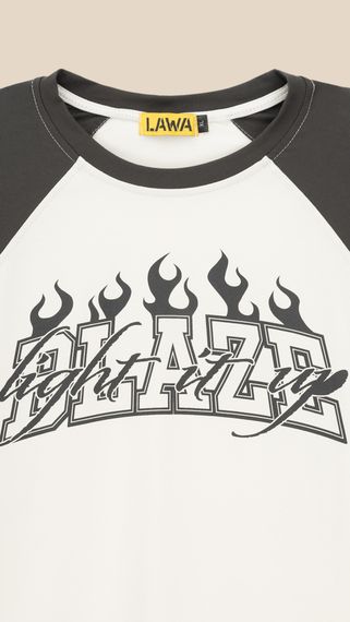 Лонгслів з принтом чоловічий LAWA P-MB02367 L Молочний+графіт shop (2000999551178) | Зображення 1