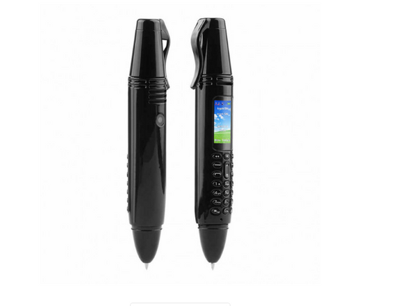Ручка мобильный телефон портативный с камерою 0.08 MP і Bluetooth AK 007 (Черный) (код: SKU-1204489208)