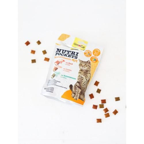 Вітамінне ласощі GimCat Nutri Pockets для котів, мультивітамінний мікс, 150 г | Зображення 6
