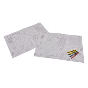 Набор для творчества Crayola Подложки-раскраски &quot;Подводный мир&quot; 2 шт с карандашами (15755-C)