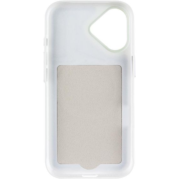 Чохол PC Textile Hybrid with Magnetic Fit для Apple iPhone 17 (6.3") White / Green | Зображення 2