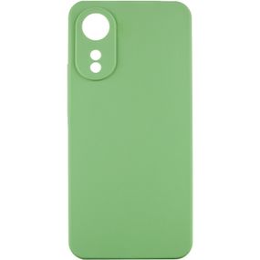 Чохол Silicone Cover Lakshmi Full Camera (AAA) для Oppo A78 4G М'ятний / Mint