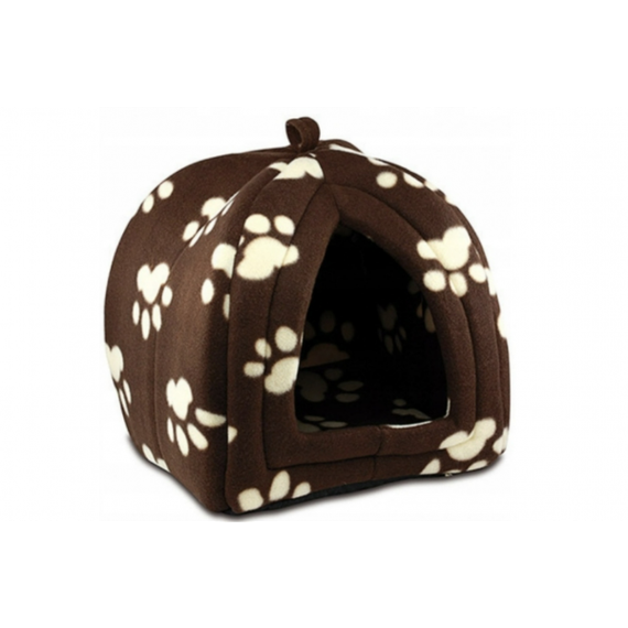 Мягкий домик для собак и кошек Pet Hut Brown | Зображення 9