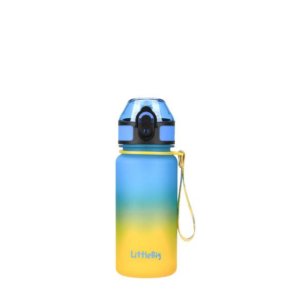 Дитяча пляшка для води LittleBig UZSPACE 3020(Yellow-Blue) 350 мл, жовто-блакитна | Зображення 3