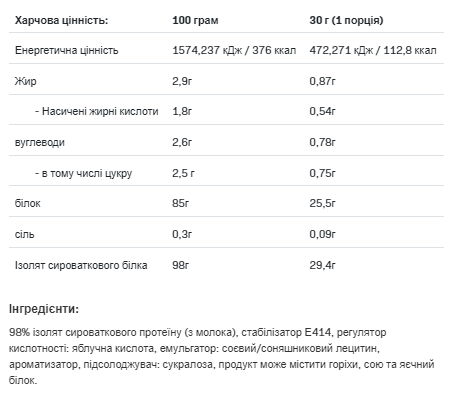 Isolate Protein - 2000g Strawberry | Зображення 1