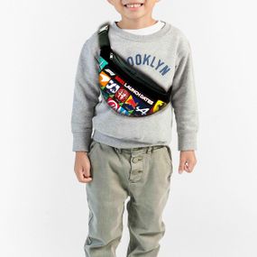 Сумка-бананка  "F1 2021" с  принтом ,32х15см,детская,молодежная (00093)