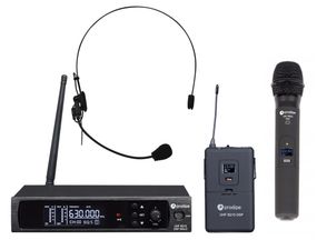 Радіосистема вокальна (мікрофон бездротовий) Prodipe B210 DSP Solo Headset (наголовний мікрофон) + Мікрофон вокальний Prodipe UHF M850 MK2