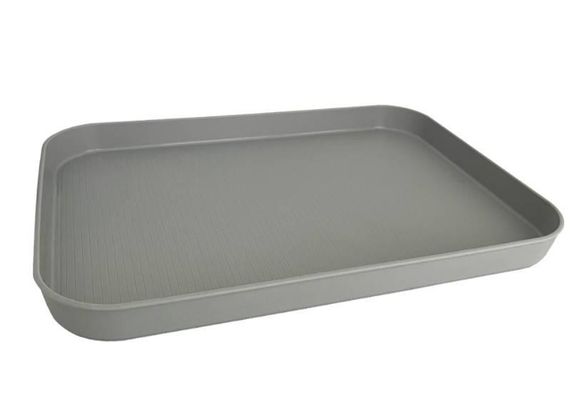 Піднос Curver 00738 пластиковий прямокутний двосторонній для кухні і подачі сірий