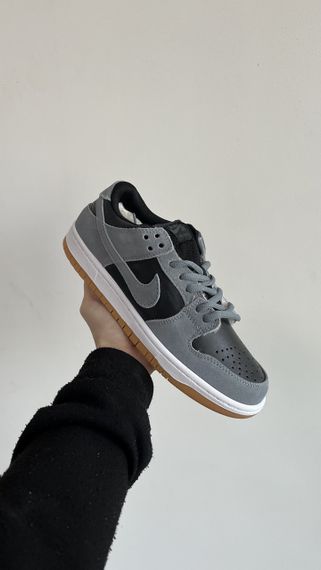 Кросівки зимові низькі Dunk Low Black Silver Хутро  , В'єтнам зима 0278 43 27.5 см | Зображення 1
