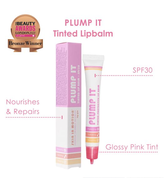 Тінт для губ Skin in motion PLUMP IT SPF30 Tinted Lipbalm | Зображення 1
