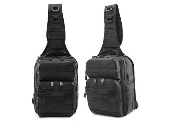 Сумка тактична через плече Smartex 3P Tactical 12 ST-102 black | Зображення 1