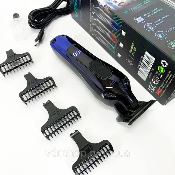 Електробритва для стрижки голови VGR, Машинка для стрижки з безліччю насадок Набір машинок AK-16 | Зображення 7