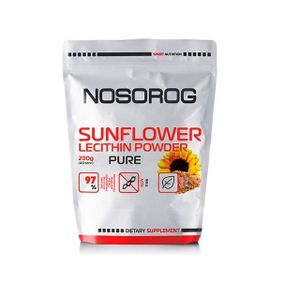 Лецитин для спорту Nosorog Nutrition Sunflower Lecithin Powder 200 g /40 servings/ Pure