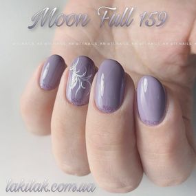 Гель-лак Moon Full №159 пастельний фіолетовий 8мл