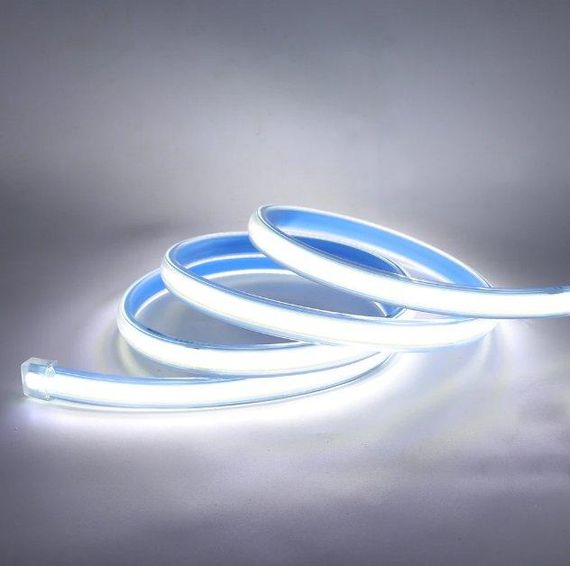 Світлодіодна LED стрічка PROLUM СОВ 280 LED IP67 220V Series S Білий 5500-6000К | Зображення 5