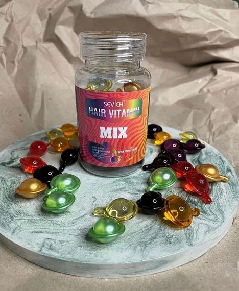 МІКС капсул для волосся (відновлюючі, вітамінні) 30 шт - 7 видів ❗️