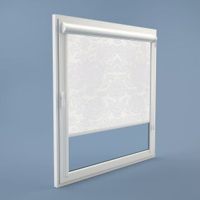 Рулонна штора Rolets Квіти 2-52763-650 65x170 см закритого типу Біла