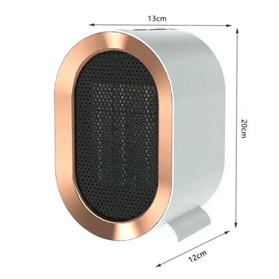 ОЧЕНКА! Настільний міні нагрівач AIR HEATER 1200W, електричний, від мережі 220 В (Трення на корпусі 2934) | Зображення 7