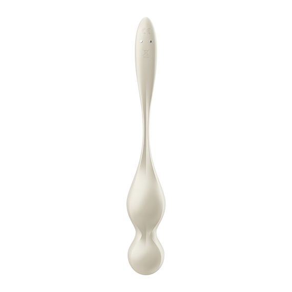 Вагінальні смарт-кульки з вібрацією Satisfyer Love Birds 1 Connect App White, 78 г | Зображення 2