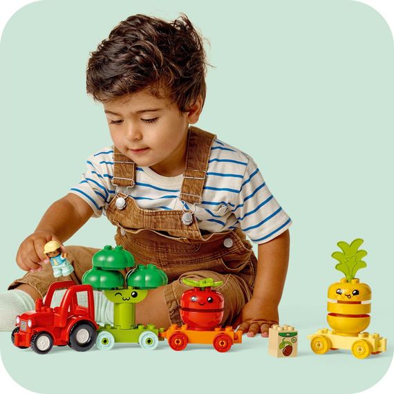 Конструктор LEGO DUPLO My First Трактор для вирощування фруктів та овочів 19 деталей (10982) | Зображення 3