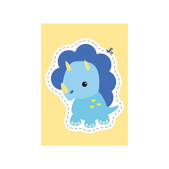 Вирізалки для найменших. Кумедні динозаврики КЕНГУРУ 1376002 від 3 років | Зображення 1