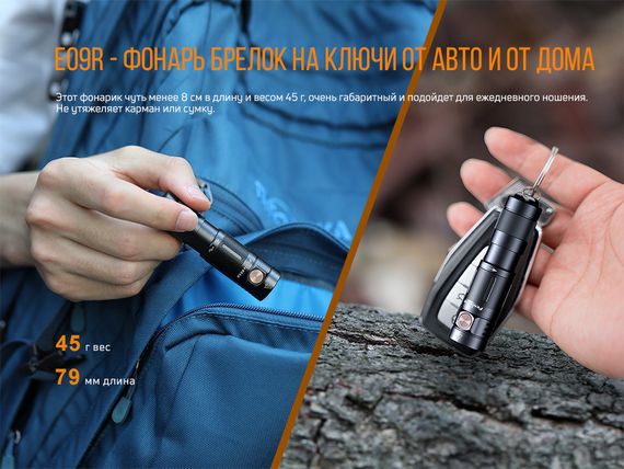 Ліхтар ручний Fenix E09R | Зображення 5