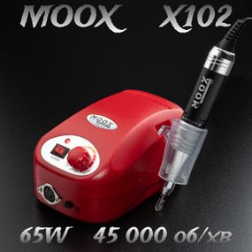 Красный фрезер Moox X102 45тис. об/мин, 65W для маникюра и педикюра