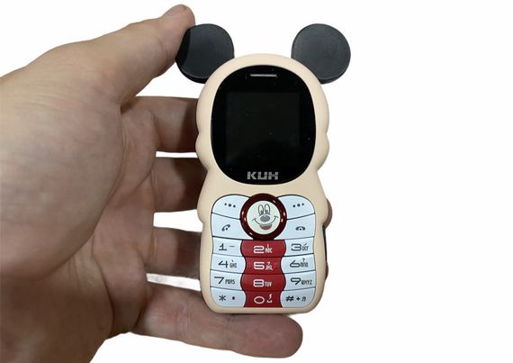 Міні Мобільний Телефон Mickey Mouse (Power Bank вбудований) червоний хлопчик | Зображення 4