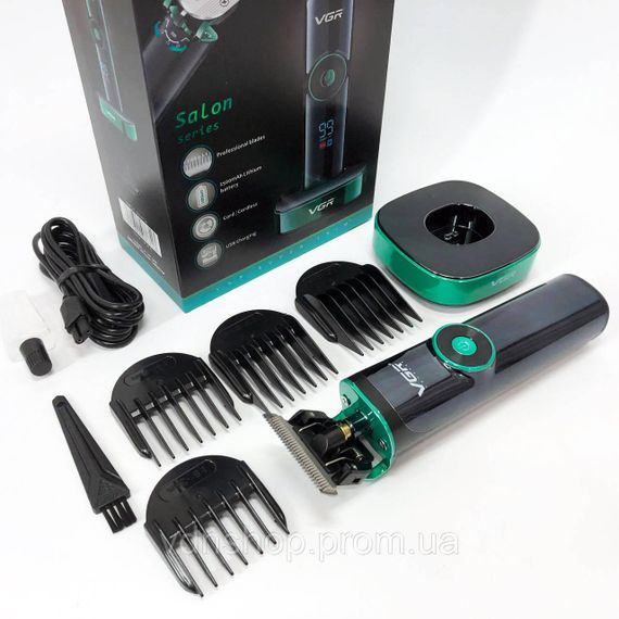 Професійна акумуляторна машинка для стрижки VGR V-671, Електромашинка для стрижки JM-87 | Зображення 3
