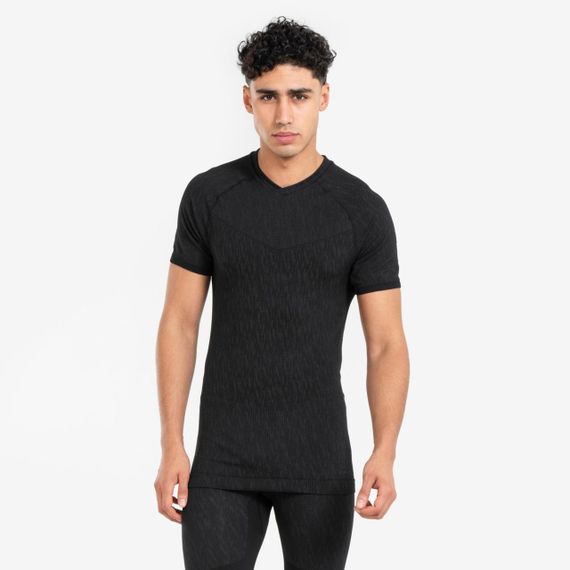 Термофутболка Keepdry для дорослих з короткими рукавами чорна - 2XL.