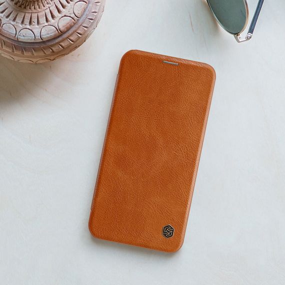Шкіряний чохол (книжка) Nillkin Qin Series для Apple iPhone 12 Pro Max (6.7") | Зображення 4