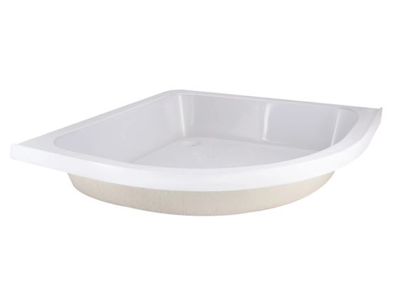 Набір Lidz Душова кабіна Latwa SC90x90.SAT.MID.FR напівкругла, скло Frost 4 мм + Душовий піддон Kapielka ST90x90x26, з панеллю | Зображення 5