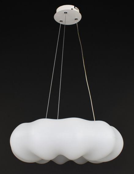 Люстра світлодіодна підвісна LED світильник для квартири на стелю лед 27944 Білий 35-150х45х45 см.