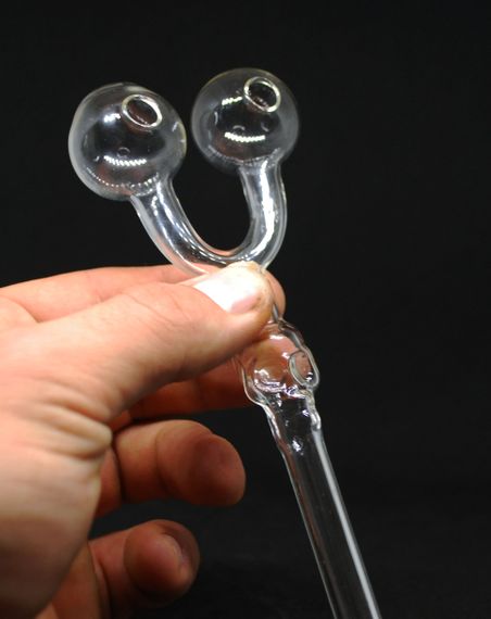 Стеклянная трубка Oil Death Head Double | Зображення 1