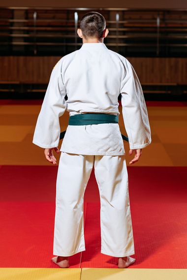 Кімоно для дзюдо біле, TM "Kintayo" Wazari, 140 зріст, щільність 650 гр/м.кв. | Зображення 2