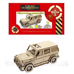Деревянный конструктор Золотая Серия автомобиль "G-63 AMG" BB2 G-63