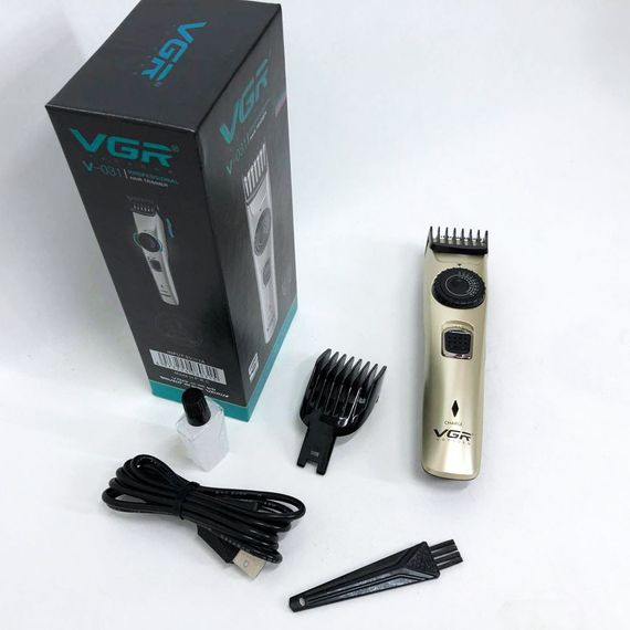 Триммер для самостоятельной стрижки волос VGR, Аккумуляторный универсальный триммер для стрижки ON-58 | Зображення 4