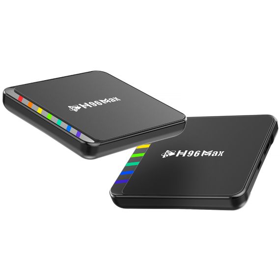 TV Медіаплеєр H96 MAX W2 4/32Gb/ Amlogic S905W2/ Android 11/ WiFi 2.4G+5G/BT:5.0/ LAN:100M/ чорний | Зображення 3