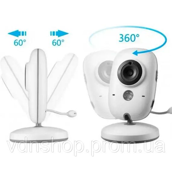 Відеоняня з дисплеєм для мами та дітей для спостереження камера та аудіо зв'язок ABM600 | Зображення 4