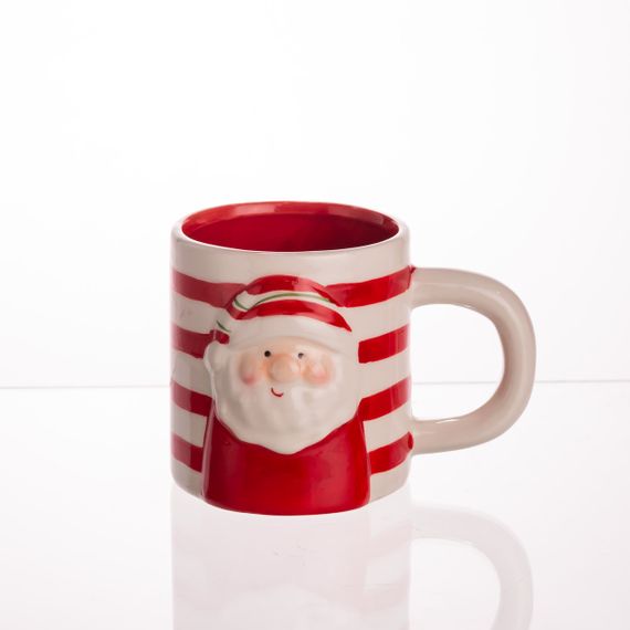 Новорічна порцелянова чашка 350 (мл) Санта CR-1-35