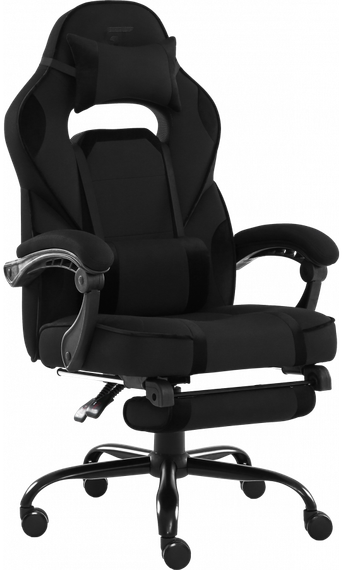 Кресло геймерское GT RACER X-2748 Fabric Black Suede | Зображення 2