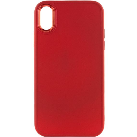 TPU чохол Bonbon Metal Style для Apple iPhone XS Max (6.5") Червоний / Red