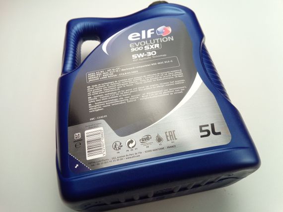 Олива моторна 5W-30 синтетична ELF Evolution 900 SXR 5 л. (194839) | Зображення 1