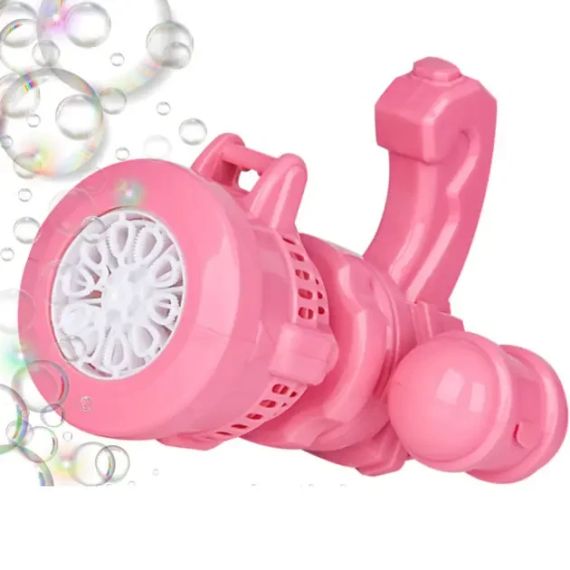 Детский пулемет генератор мыльных пузырей от батареек Bubble machine toy | Зображення 2