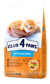 Сухий корм для кошенят Club 4 Paws з лососем 5 кг B4651601