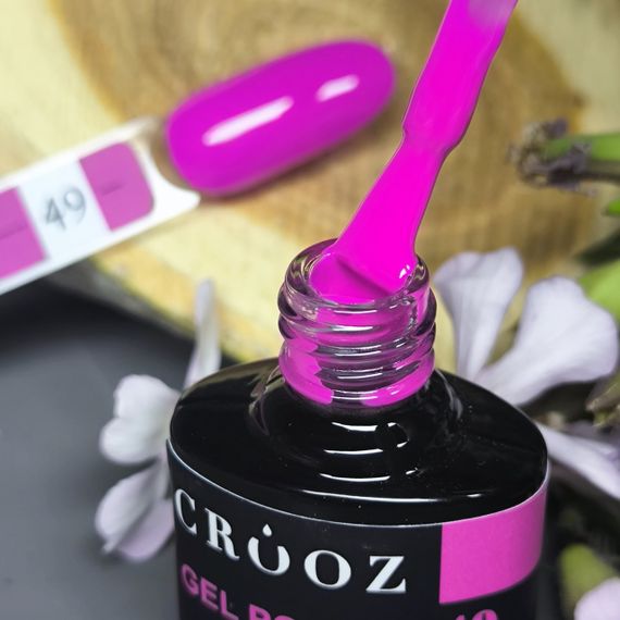 Гель-лак Crooz 49 (неоново-фіолетовий) 8мл