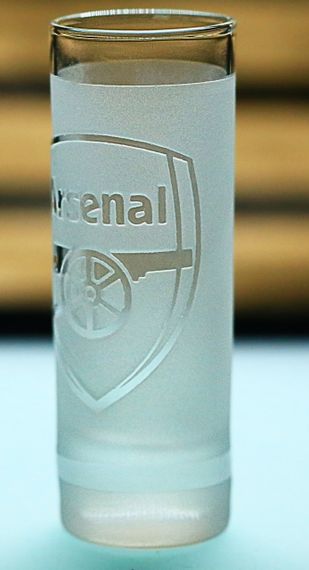 Подарочная матовая рюмка  60мл с гравировкой футбольного клуба  Арсенал Лондон | Зображення 2
