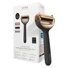 Ролер для голкової мезотерапії обличчя та тіла GESKE MicroNeedle Face&Body Roller 9в1 gray