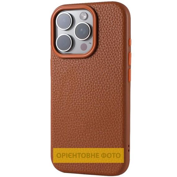 Чохол Syndee with MagSafe для Apple iPhone 13 (6.1") Golden Brown